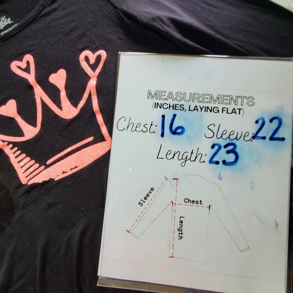 JUSTICE Set of 2 Girls Black Lightweight Crew Neck Tee Shirts - Picture 4 of 14